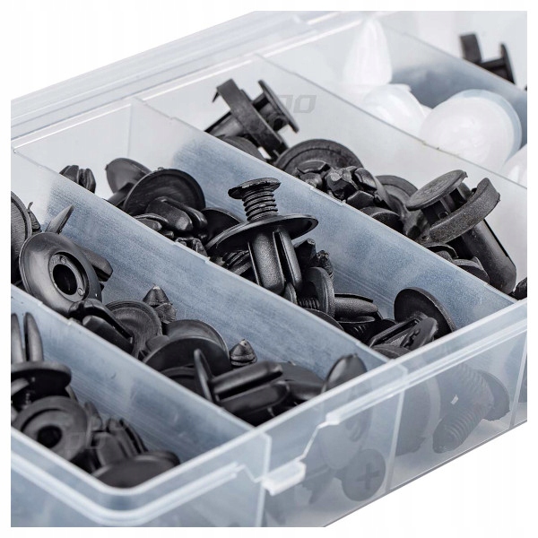 

Zestaw spinek samochodowych i kołków 100 sztuk