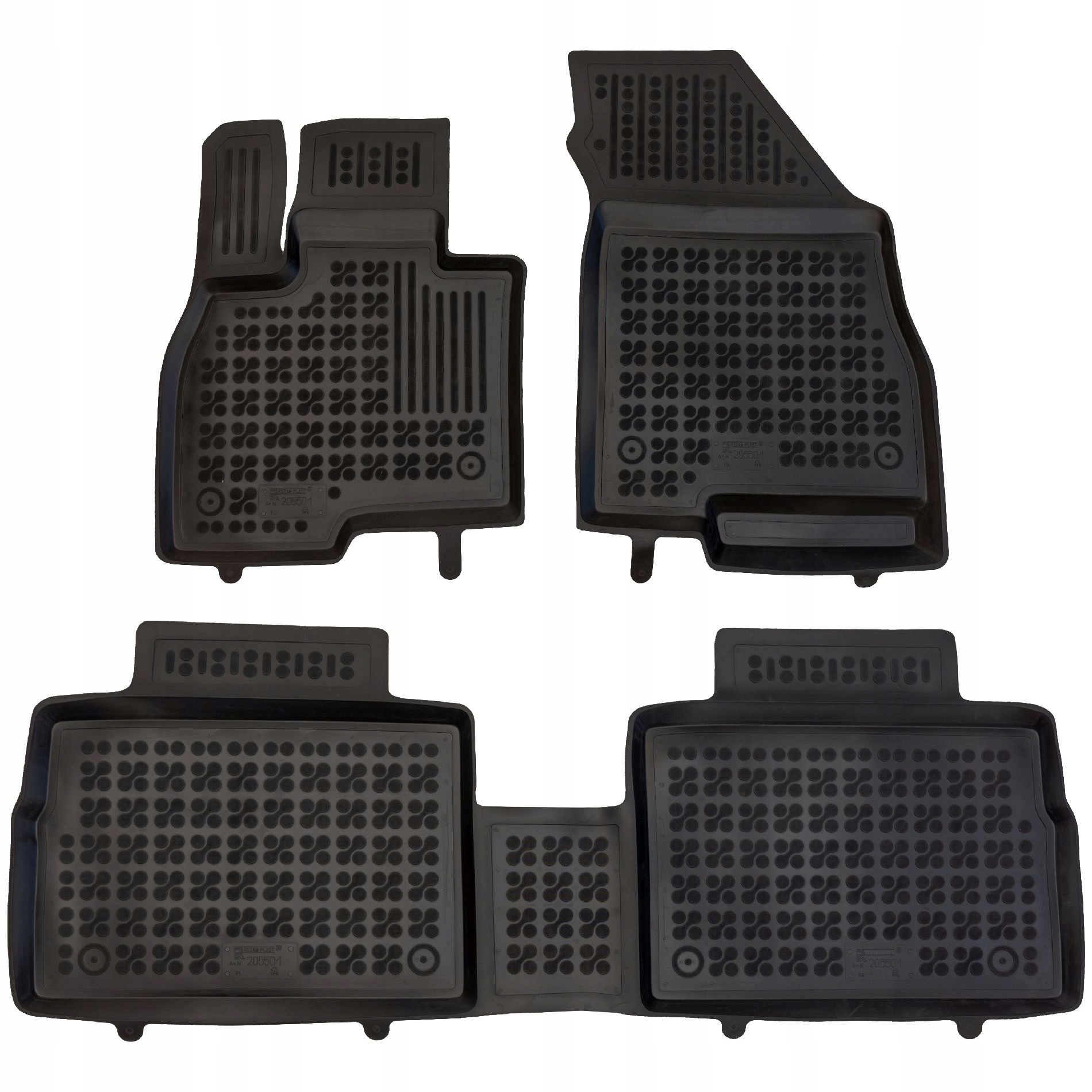 Čierne rohože pre Jaecoo 7 od roku 2023