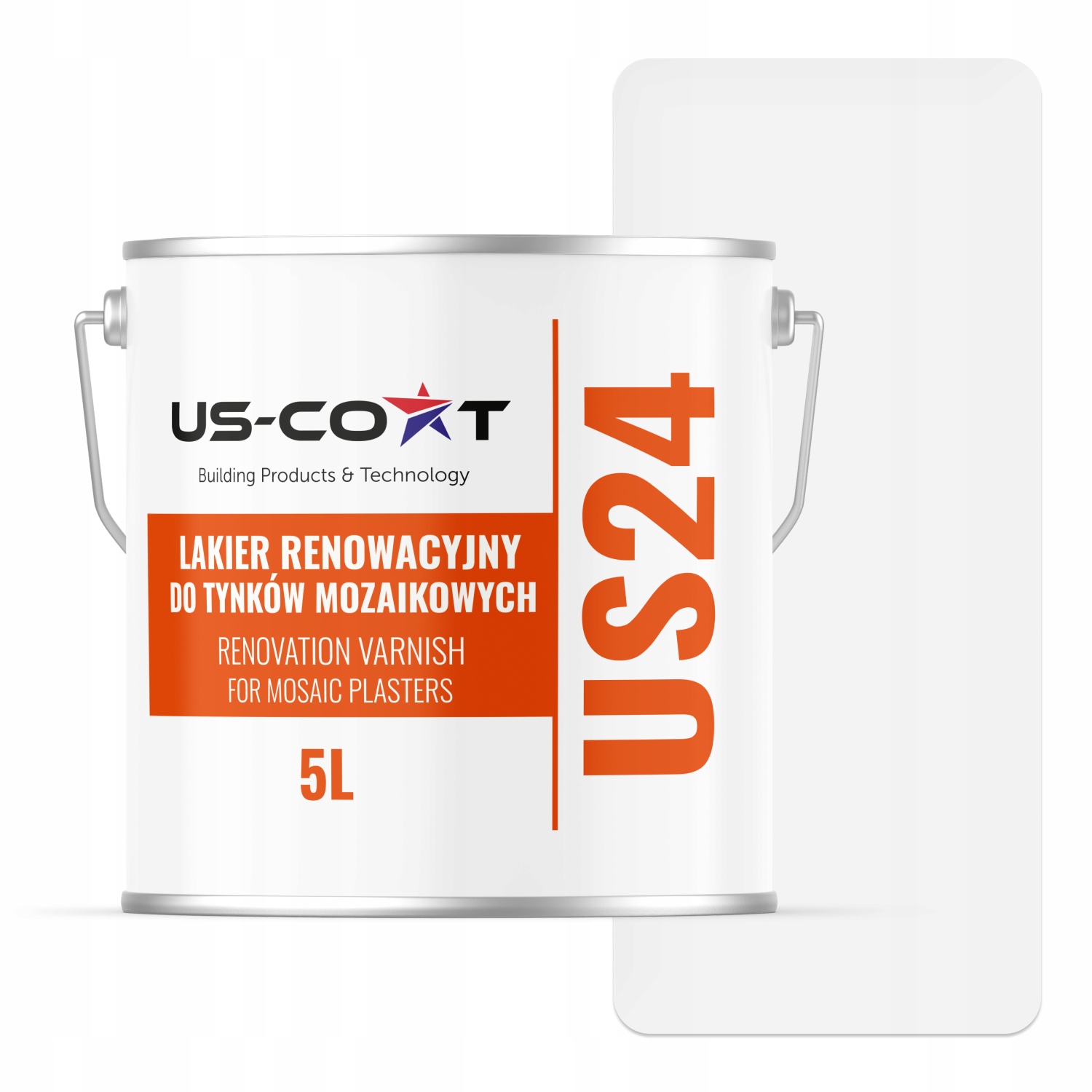 Lak na mozaikovú omietku Renovačný 5L Jednoduchá obnova Lesk Bezfarebný