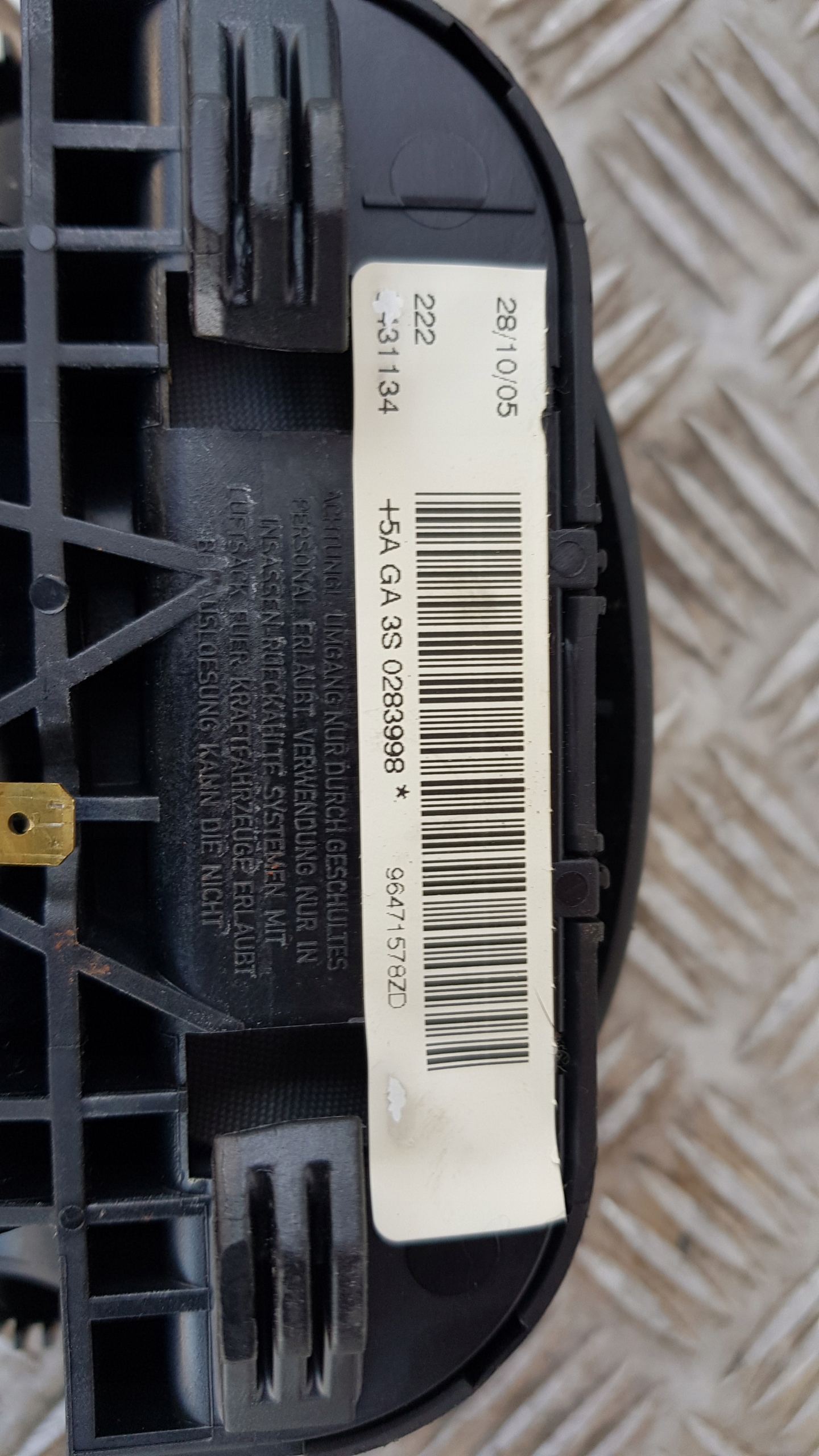CITROEN C4 e airbag airbag autisti