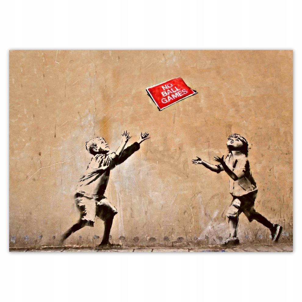 

Plakaty 70x50 Banksy No Ball Games