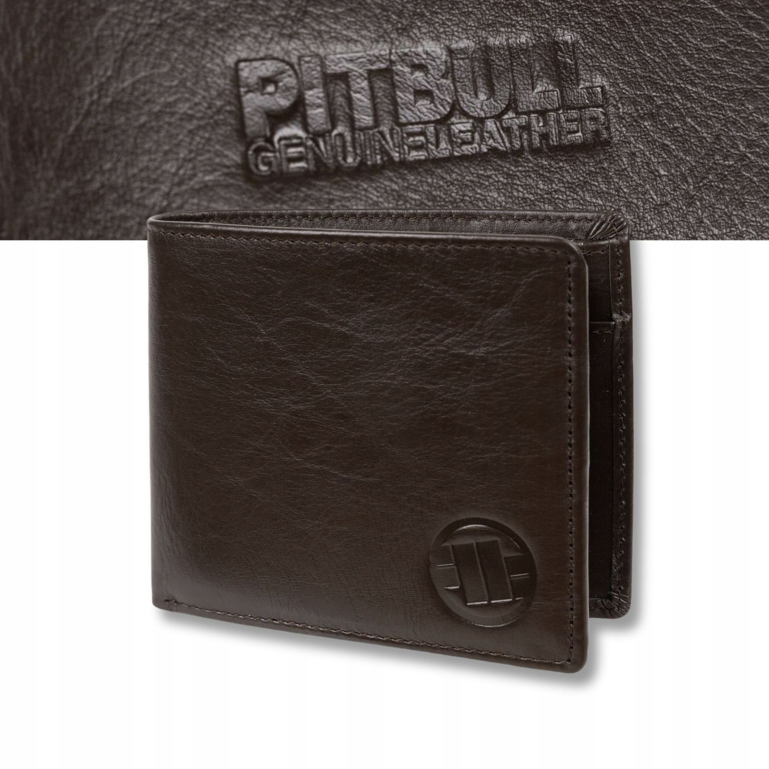 Męski Portfel skórzany Pitbull Poway Skóra Rfid