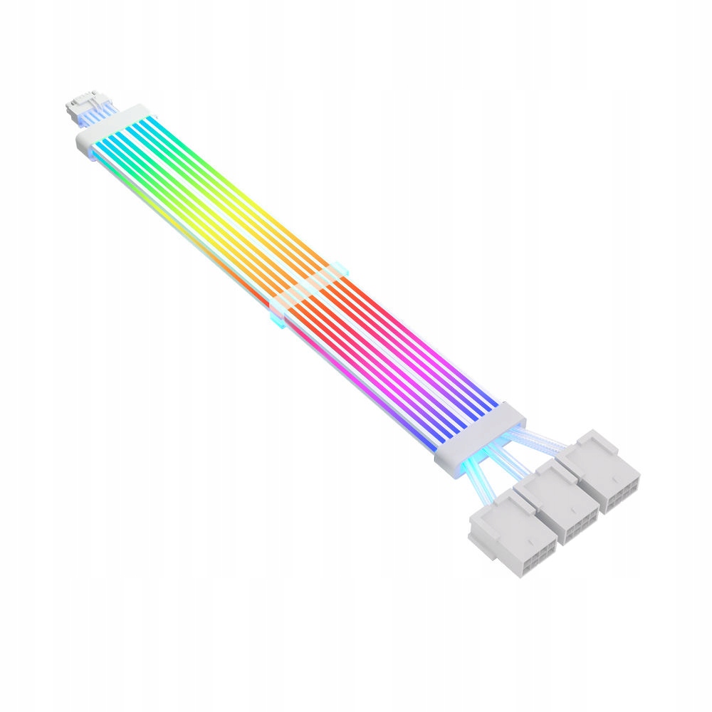 Przedłużacz adapter kabel do zasilacza 12VHPWR 3*8 Pin Argb 16 Awg Pc Gpu