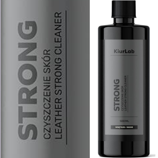 KIURLAB _ STRONG CLEANER 500ML - DO SILNIE ZABRUDZONEJ TAPICERKI SKÓRZANEJ