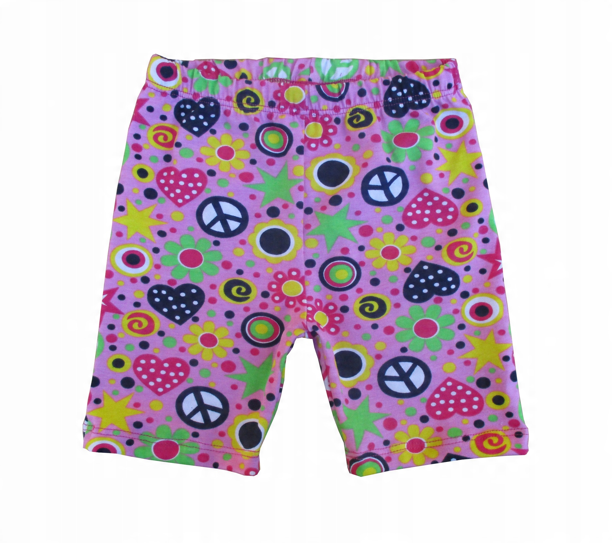 

Legginsy getry krótkie spodenki 146 druk różowe