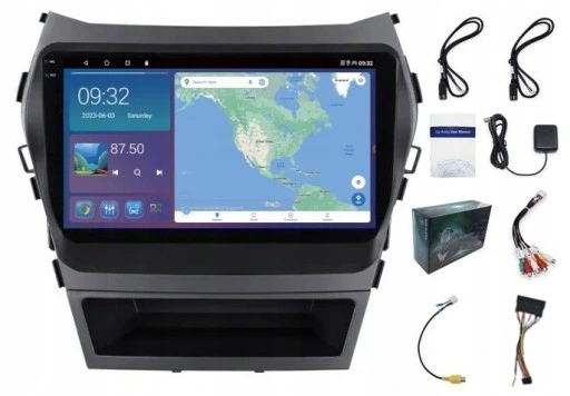 Rádio Navigácia Hyundai Sante Fe IX45 2013-2017 Wifi Carplay Usb 4GB 64GB