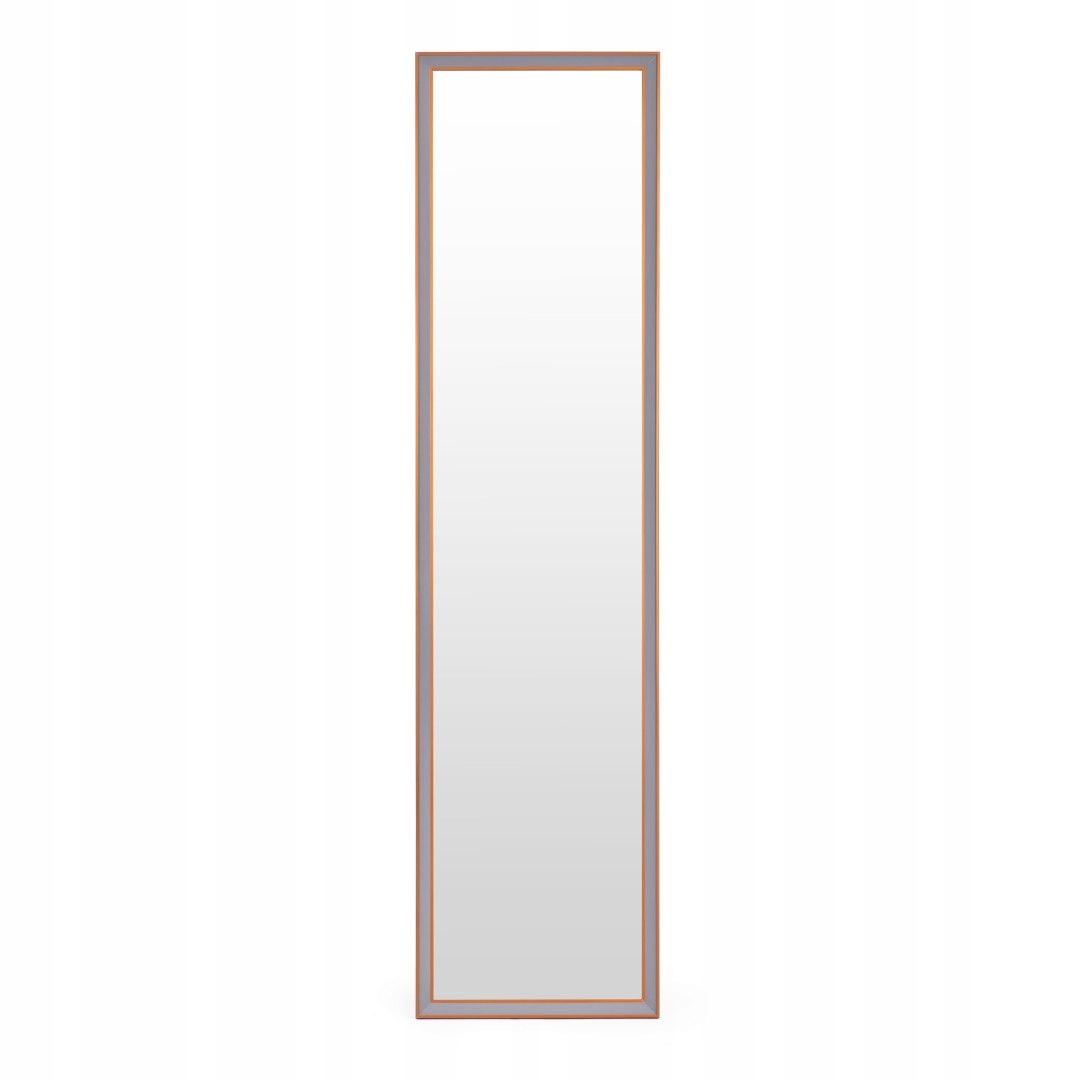 Velké zrcadlo stojící 148 cm, hliníkový rozkládací rám ModernHome