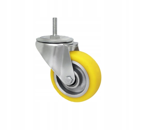 Hliníkovo-polyuretanové kolo s trnem fi100