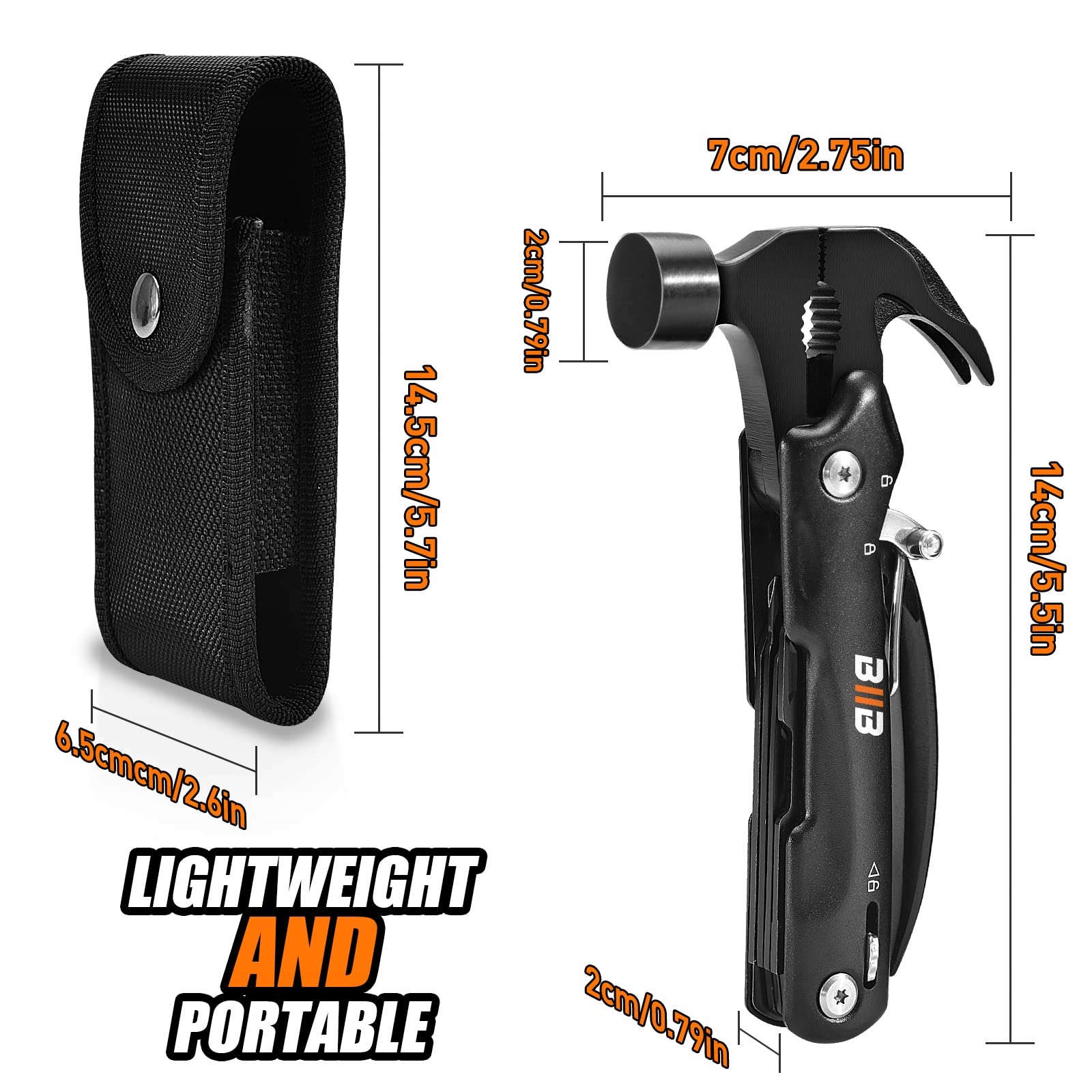 Multitool 12v1 Biib Hammer Multifunkční nástroj Dárek pro muže