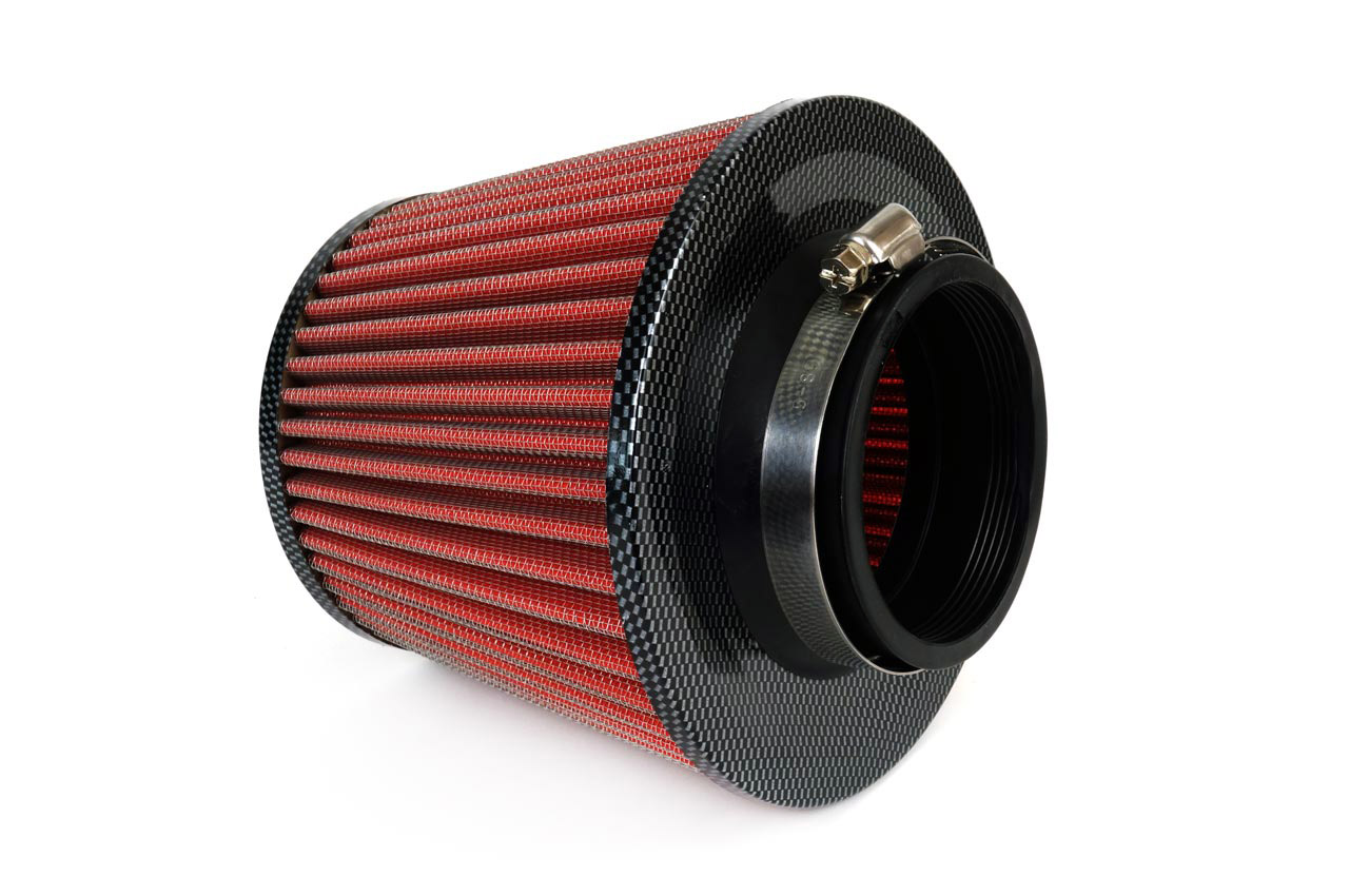 FILTR STOŻKOWY stożek SPORTOWY czerwony +ADAPTERY Producent części Amio