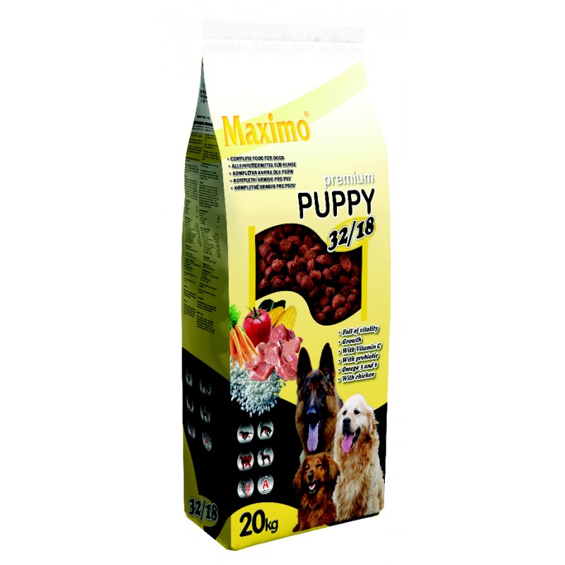 Levně Suché krmivo pro dospělé psy Maximo Puppy 20 kg