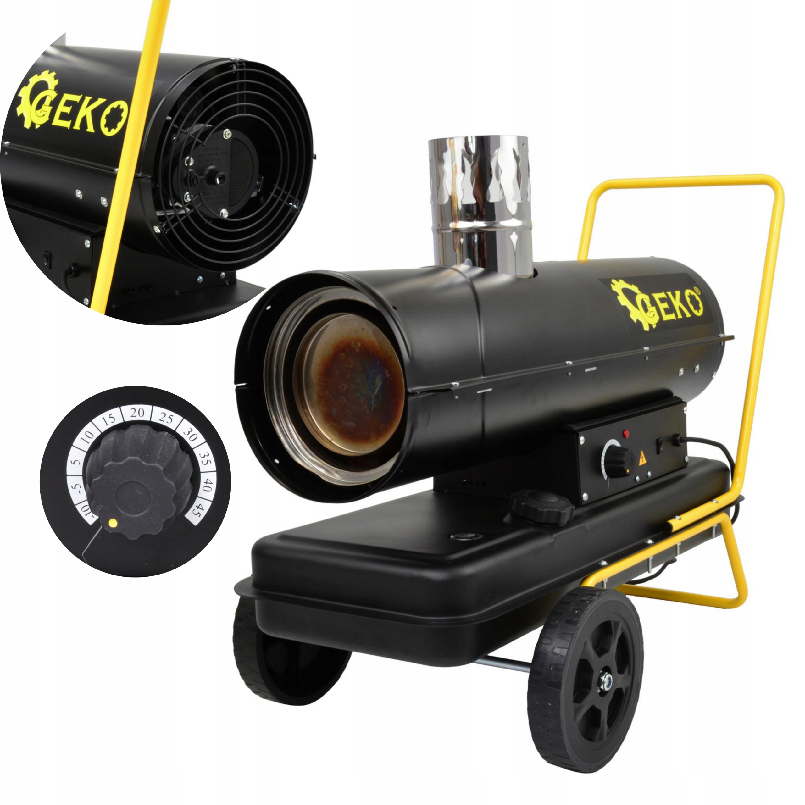 МАСЛЯНИЙ НАГРІВАЧ 25 КВТ З ВІДВЕДЕННЯМ ВИХЛОПНИХ ГАЗІВ