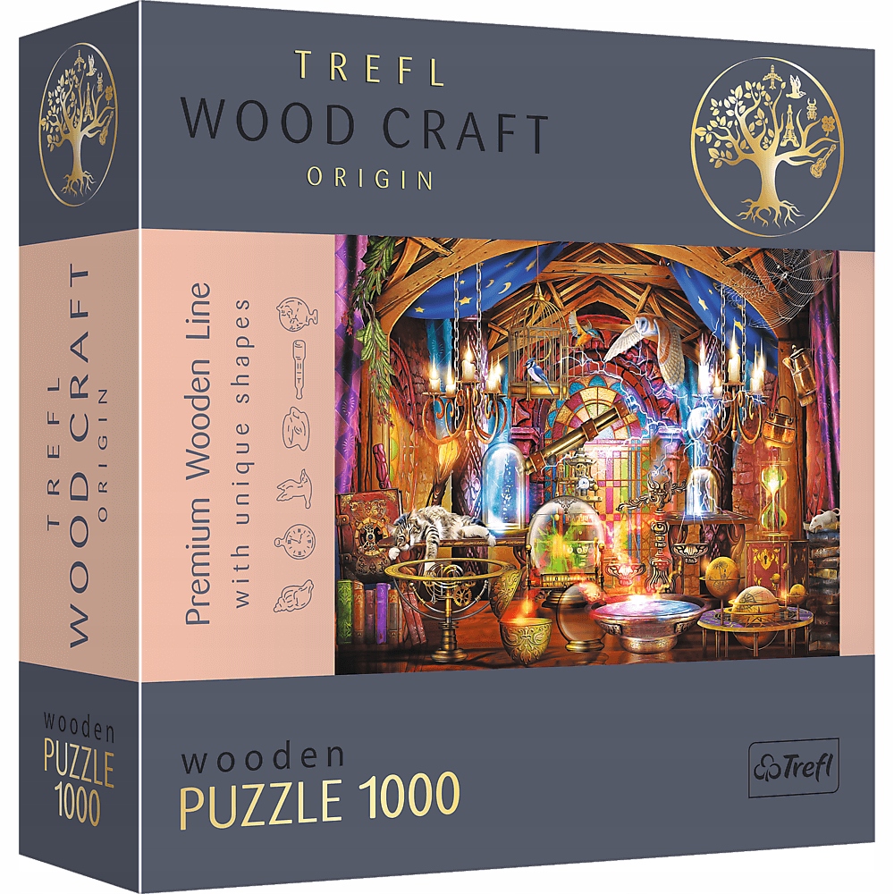

Puzzle drewniane 1000 el Czarodziejska komnata