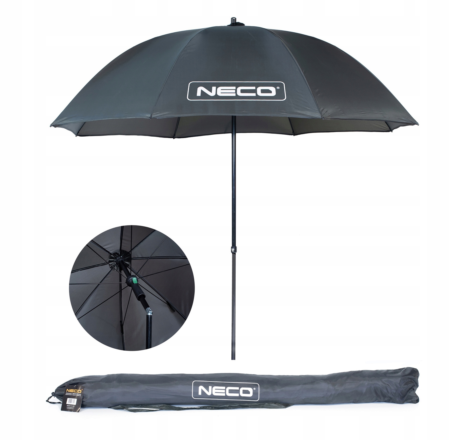 Parasol Wędkarski Z Regulacją Kąta Nachylenia Neco 220