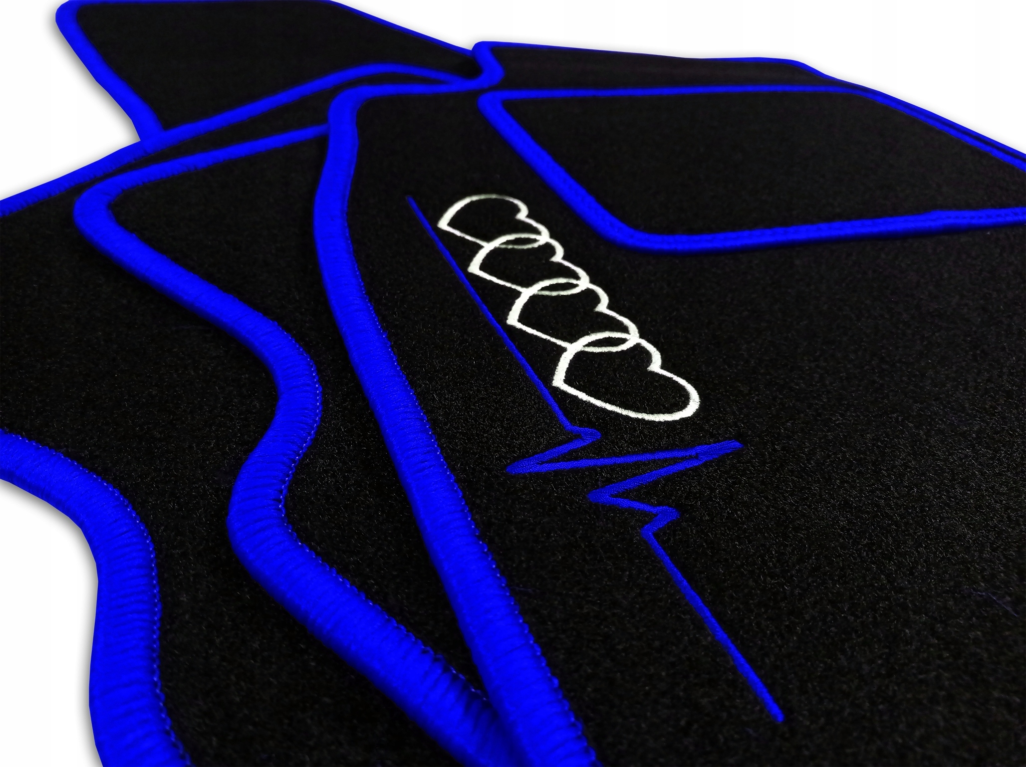 KÉK EKG AUTÓSZÖNYEGEK AUDI A6 C7 (2011-2018) LENGYEL TERMÉK Többdarabos csomag készletek