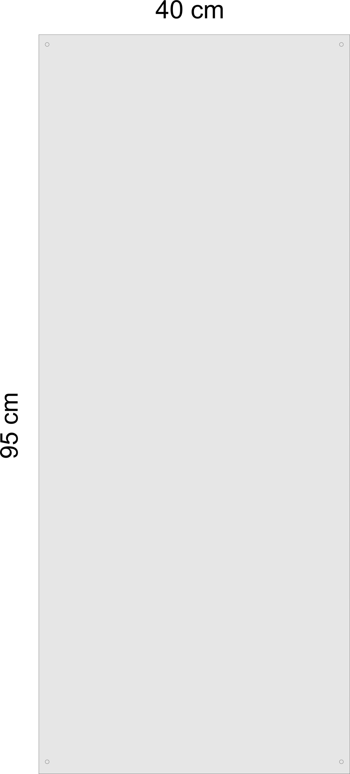 na magnety Kovová tabule obdélník Barvy 95x40 cm