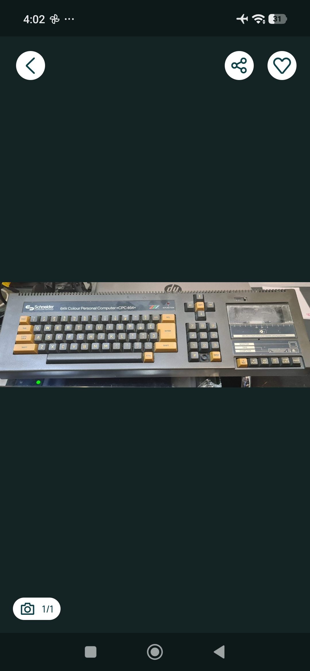 Amstrad schneider cpc464