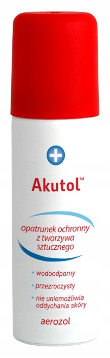 

Opatrunek ochronny Akutol Spray plaster opatrywani