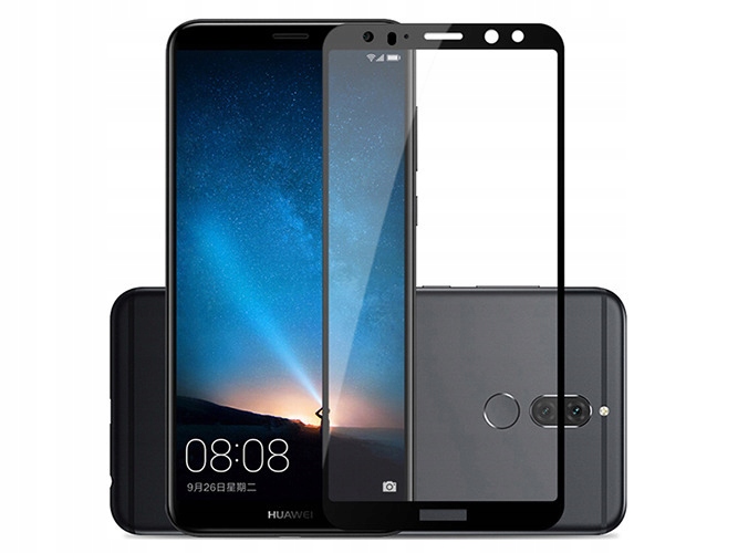 

Huawei Mate 10 Lite Szkło Hartowane 3D 9H Czarne