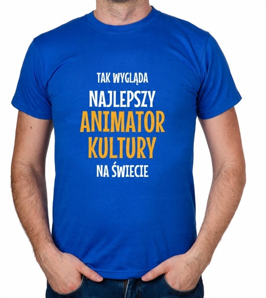 

koszulka Najlepszy Animator Kultury prezent
