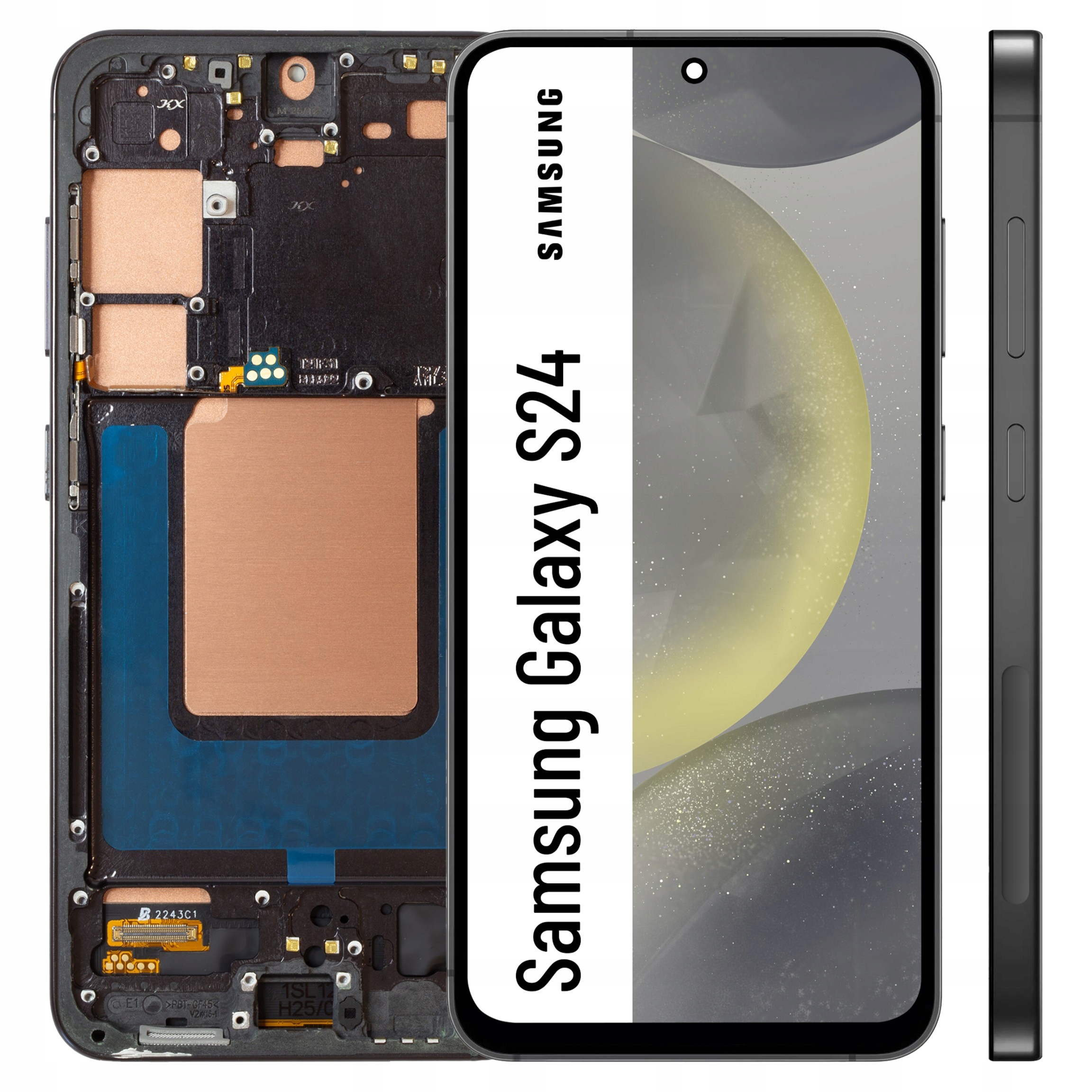 Incell pre Samsung Galaxy S24 LCD displej čierny Dotykový rámček čierny