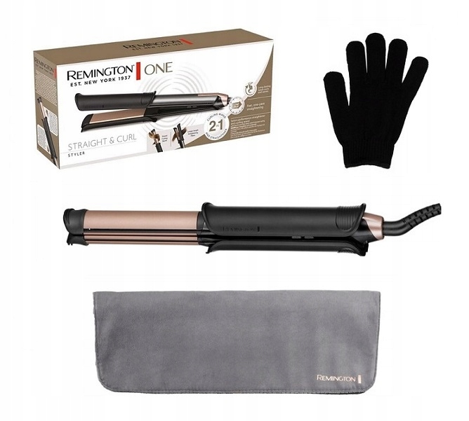 2w1 Ceramiczna Prostownica Lokówka do Włosów Remington S6077 Straigh Curl