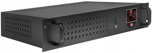 Záložní zdroj Rack Ups 2U 850 Va 510 W 3x C13 1x Schuko 1x 9 Ah Černý