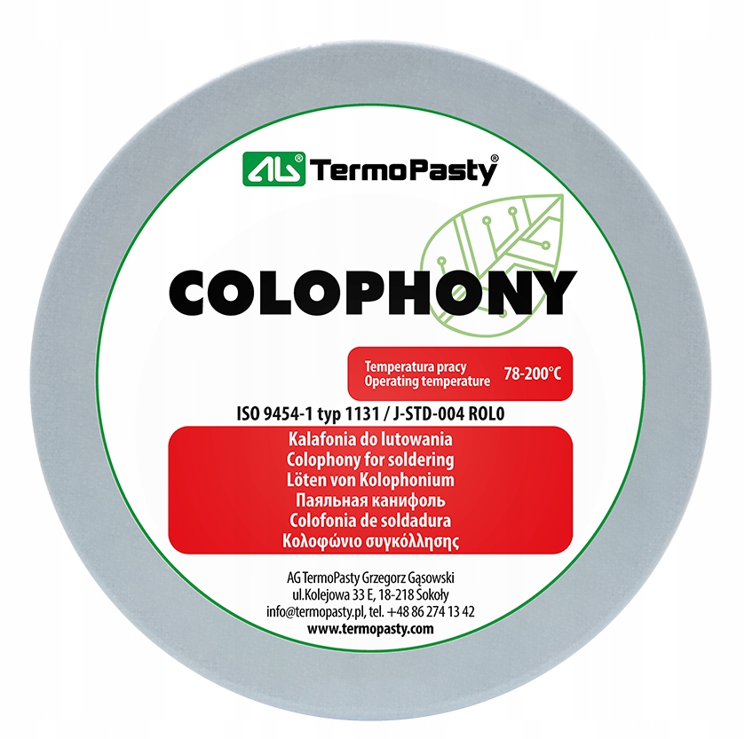 Kalafonia lutownicza AG Termopasty 40 g