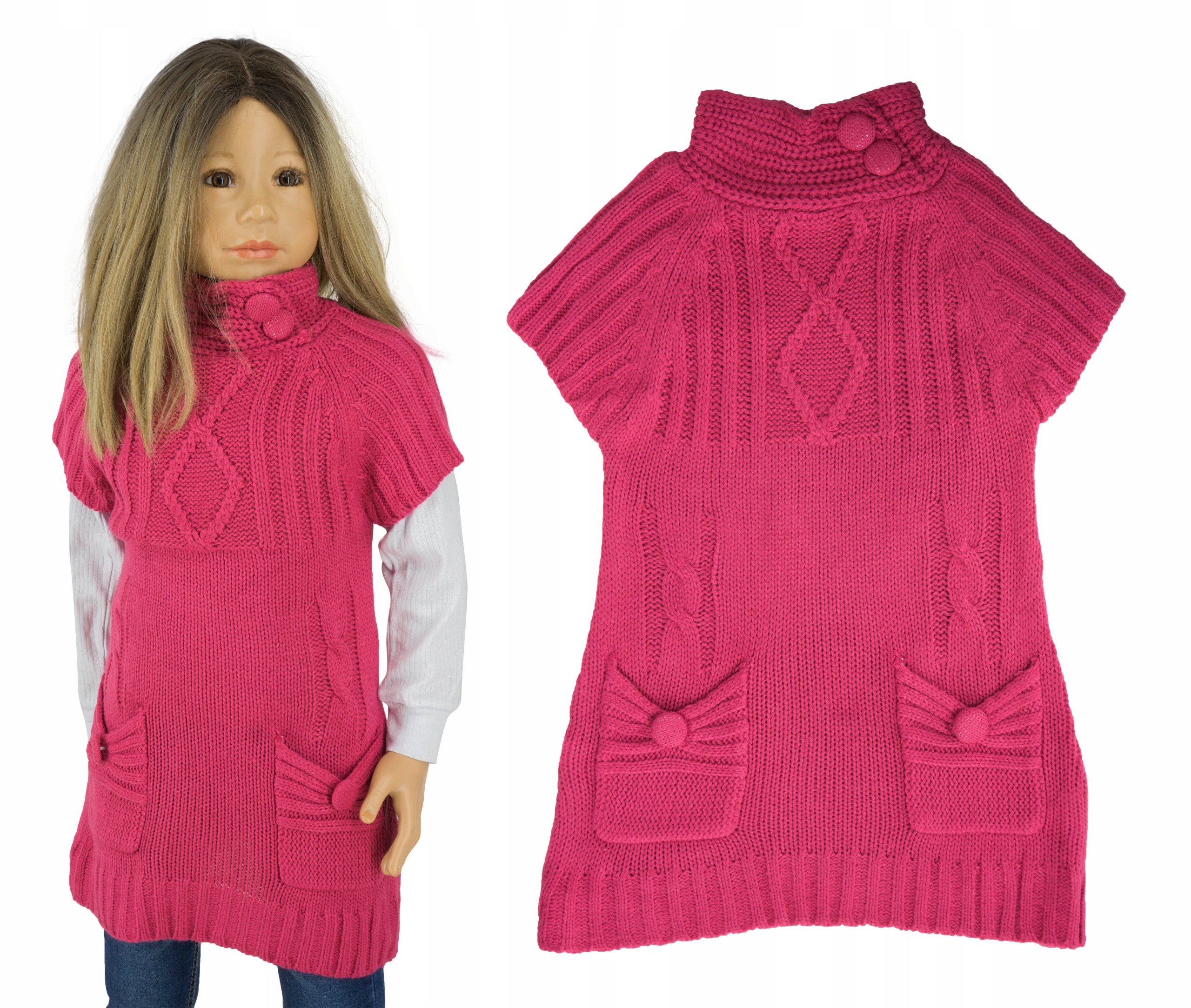 

Z454 Sweter tunika sukienka 128