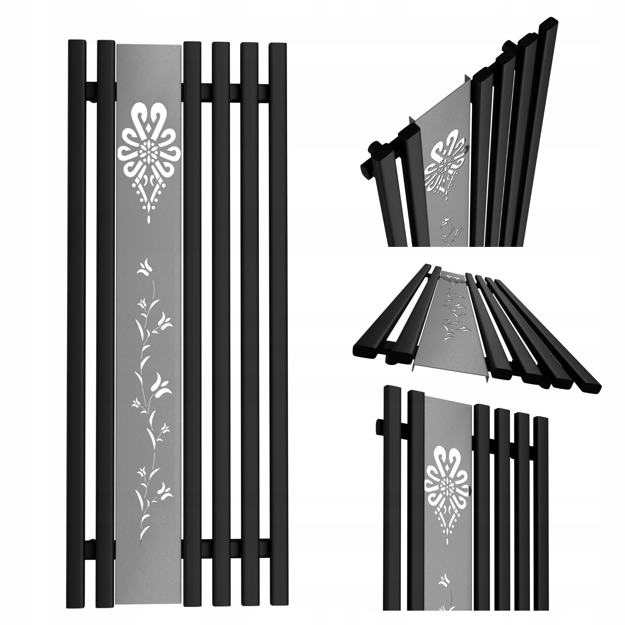 Dekorativní radiátor Parzenica 160x60 Černý Mat