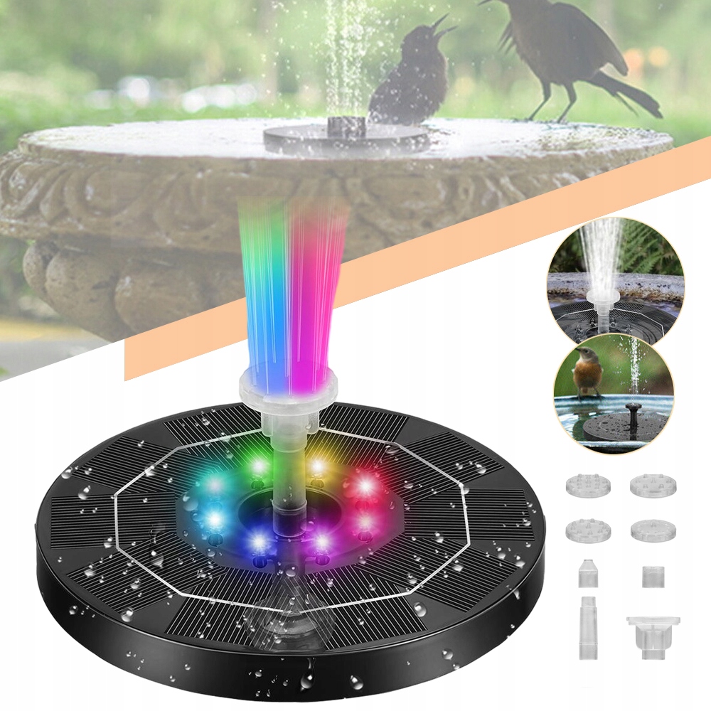 FONTANNA SOLARNA, POMPA DO STAWU, PŁYWAJĄCA FONTANNA, POMPA DO STAWU, WANNY