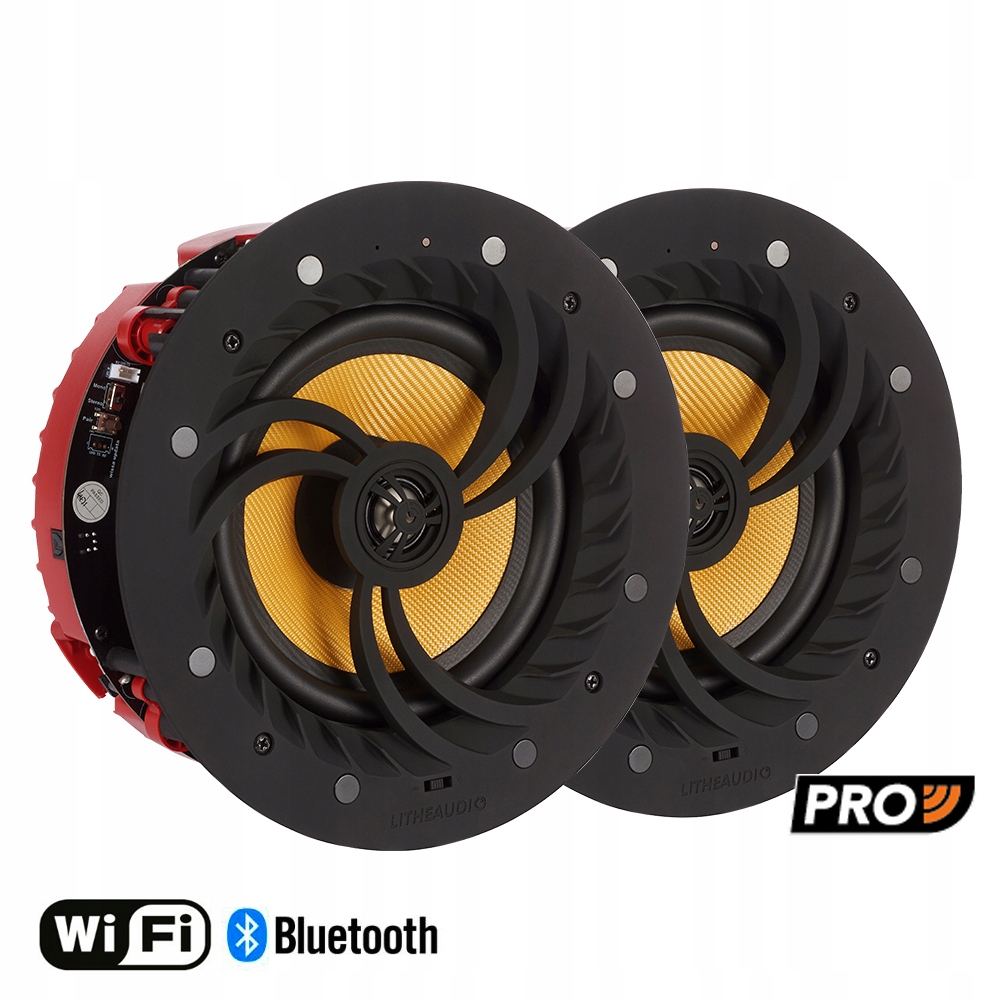 Lithe Audio Pro Sada Stropních Reproduktorů Do Kuchyně Obývacího Pokoje S Wifi Bt