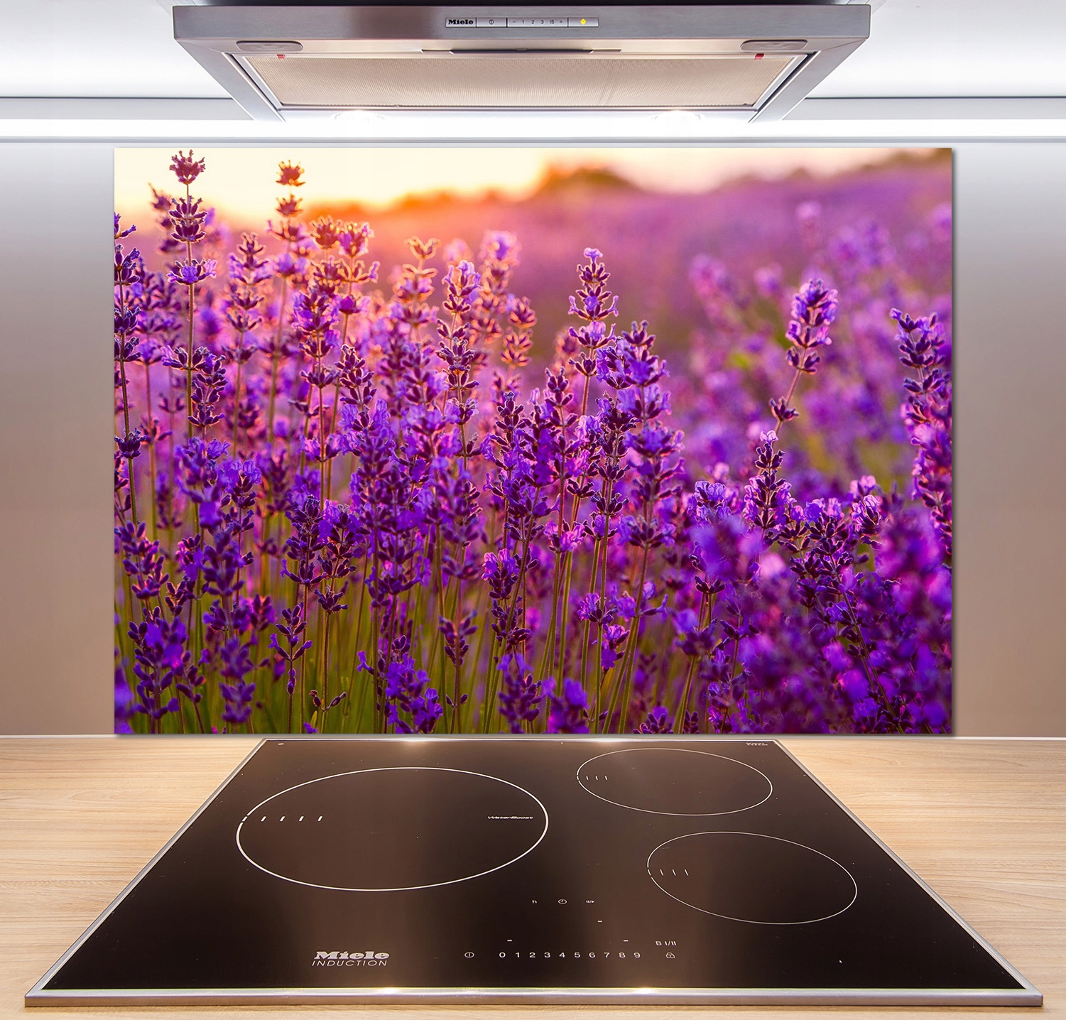 

Panel dekor szkło Pole lawendy 100x70 cm + Klej