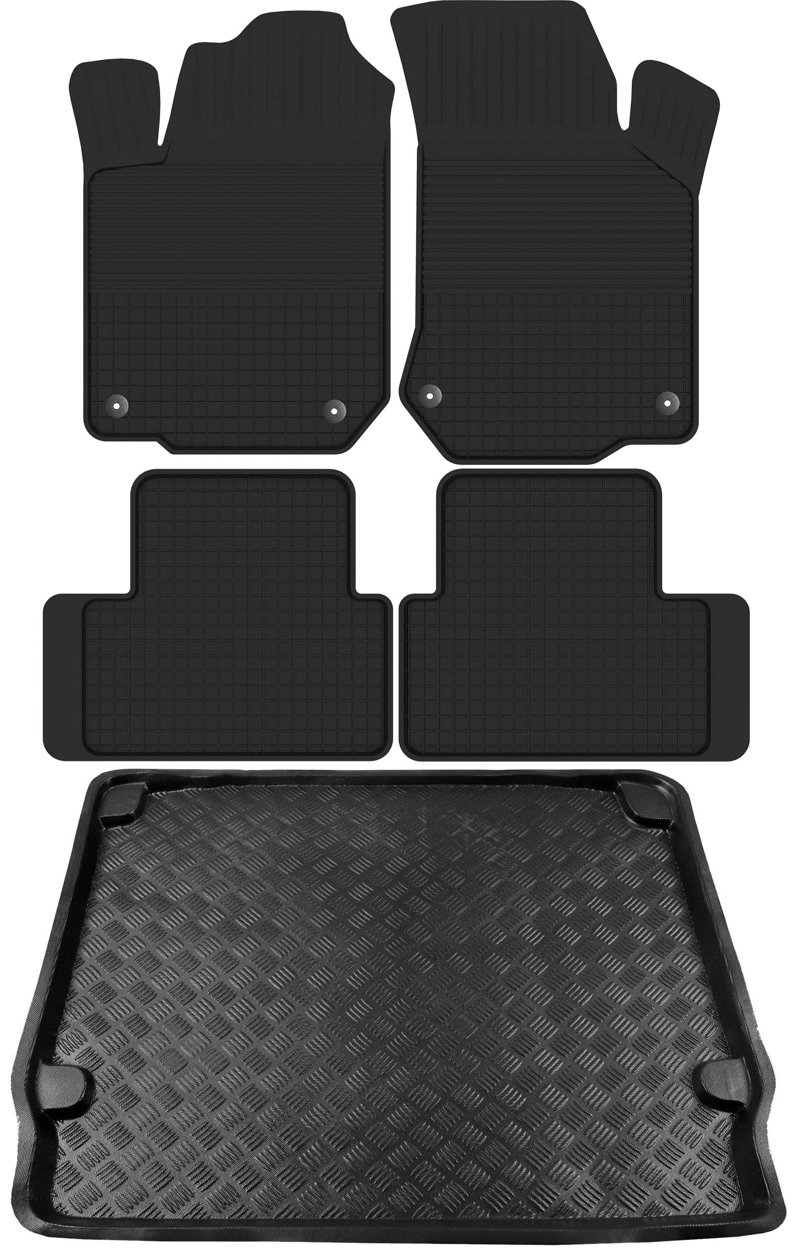 OPEL CORSA C комплект мат резинових+БАГАЖНИК