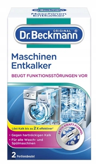 

Dr Beckmann czyścik do pralki i zmywarki 2x50g De