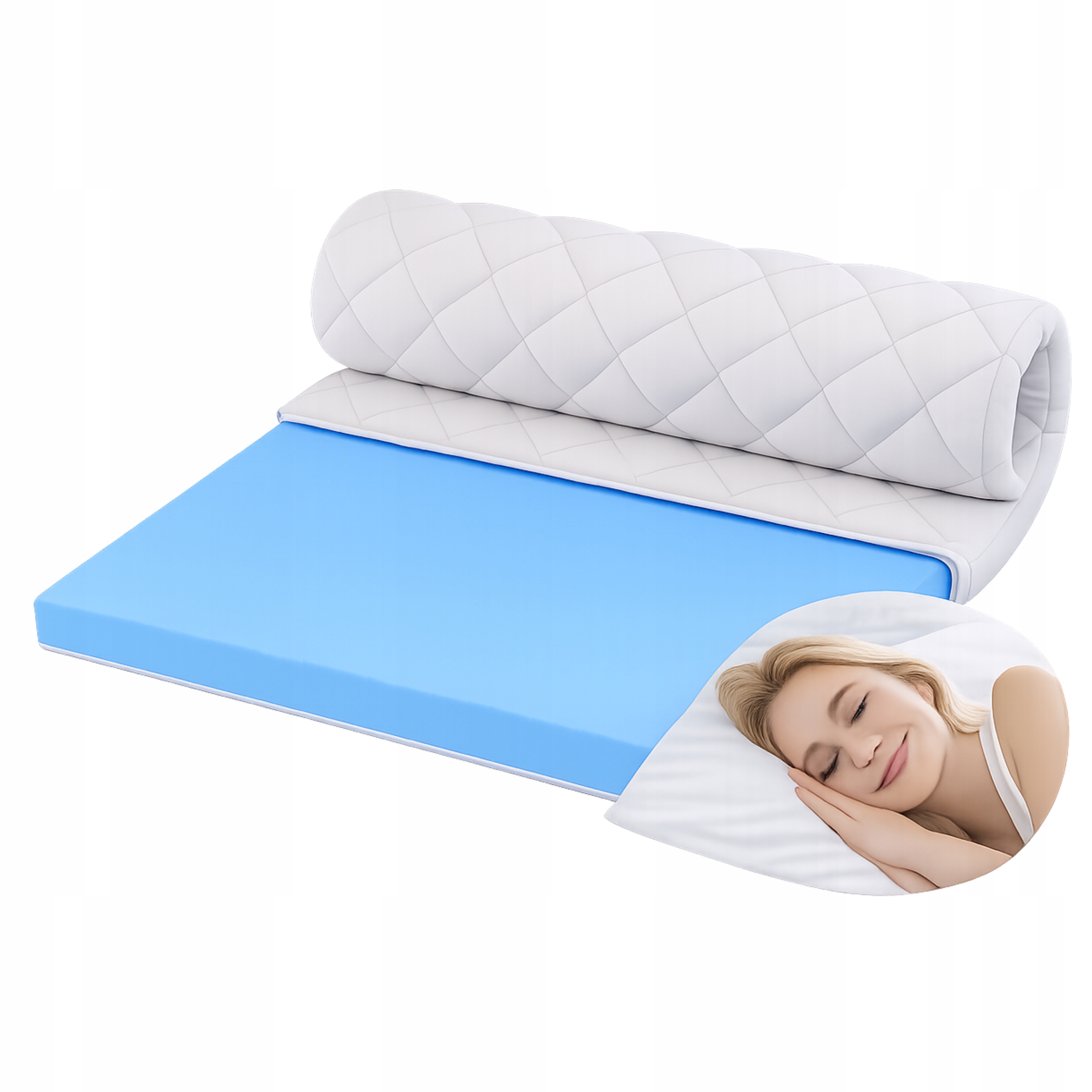 Vrchní Matrace Topper zpevňující překrytí 90x200 pěna 4cm H4