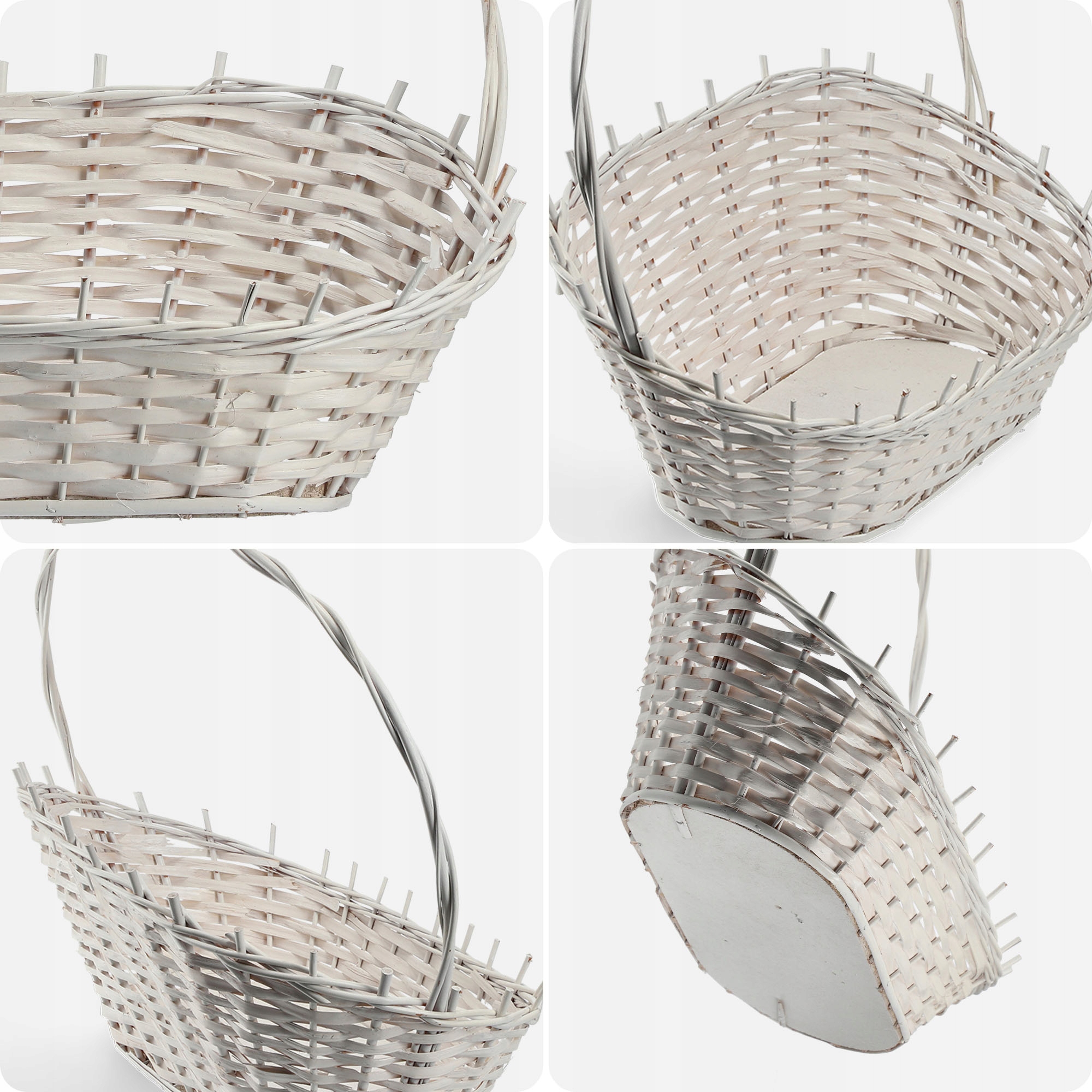 KOSZYK PREZENTOWY WIKLINOWY KOSZ BIAŁY MAŁY Stan opakowania oryginalne