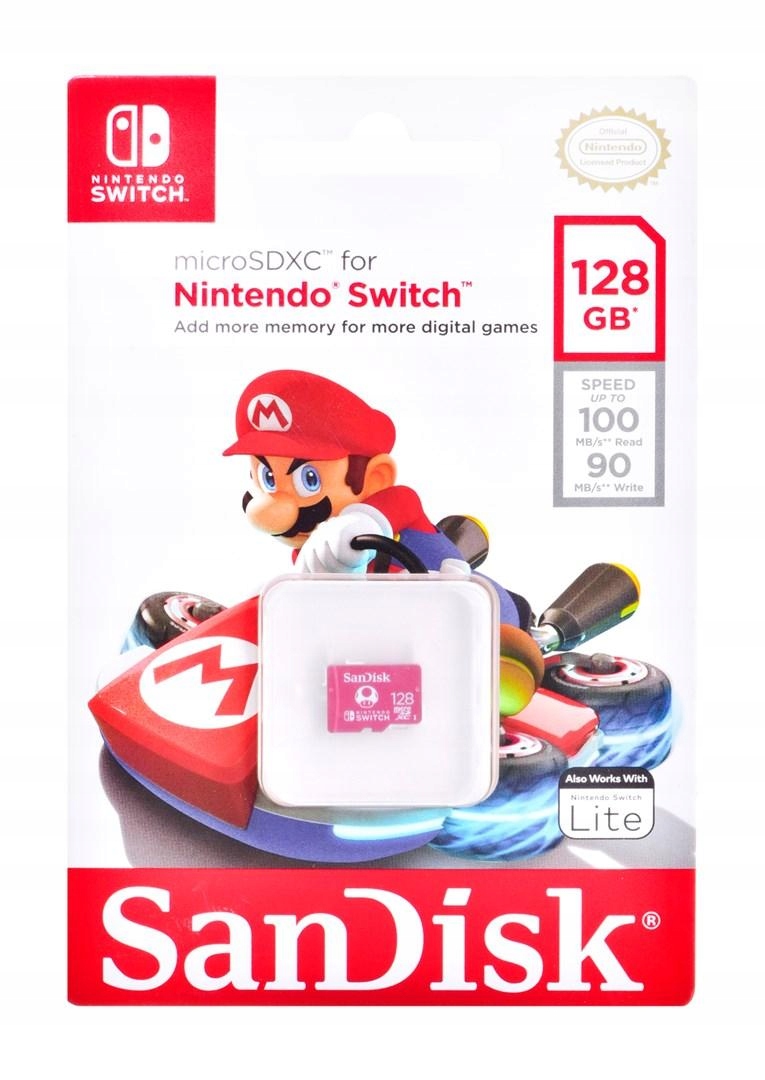 Sandisk Nintendo Switch microSDXC 128GB V30 Uhs-i