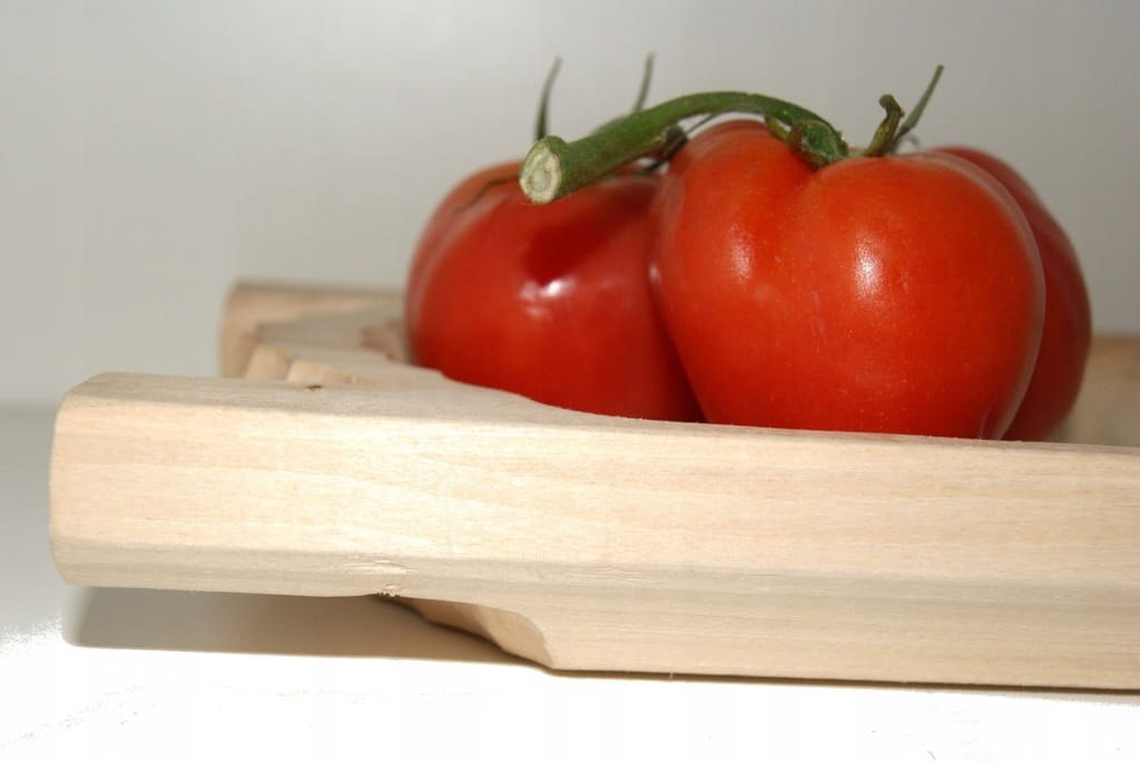 Korytko koryto rzeźbione drewniane do potraw 70 cm Kolor odcienie brązu i beżu