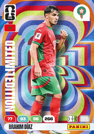 Panini Fifa World Cup 2026 Limited Edition Brahim Diaz