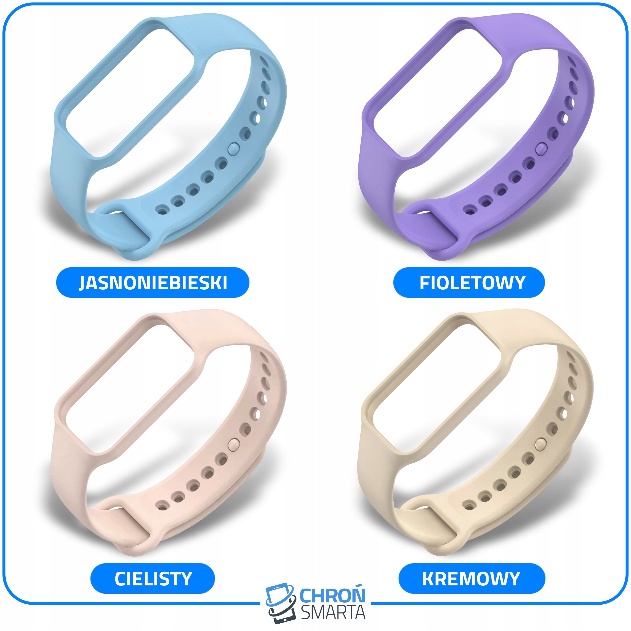 Pasek do Xiaomi Mi Band 8 Active / Redmi Smart Band 2 opaska do zegarka Kod producenta pasek do smartwatch Xioami opaska