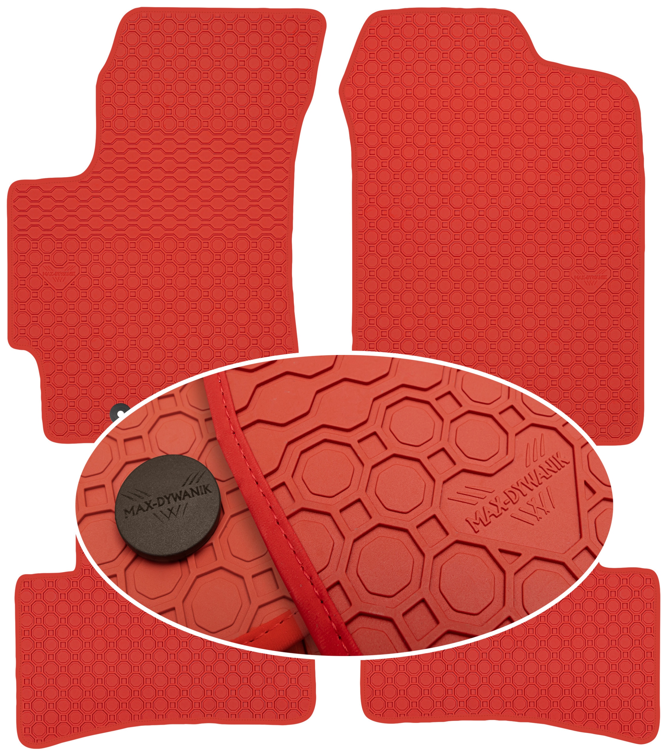 Kia Rio II Fl 2009-2011 Koberce Červené