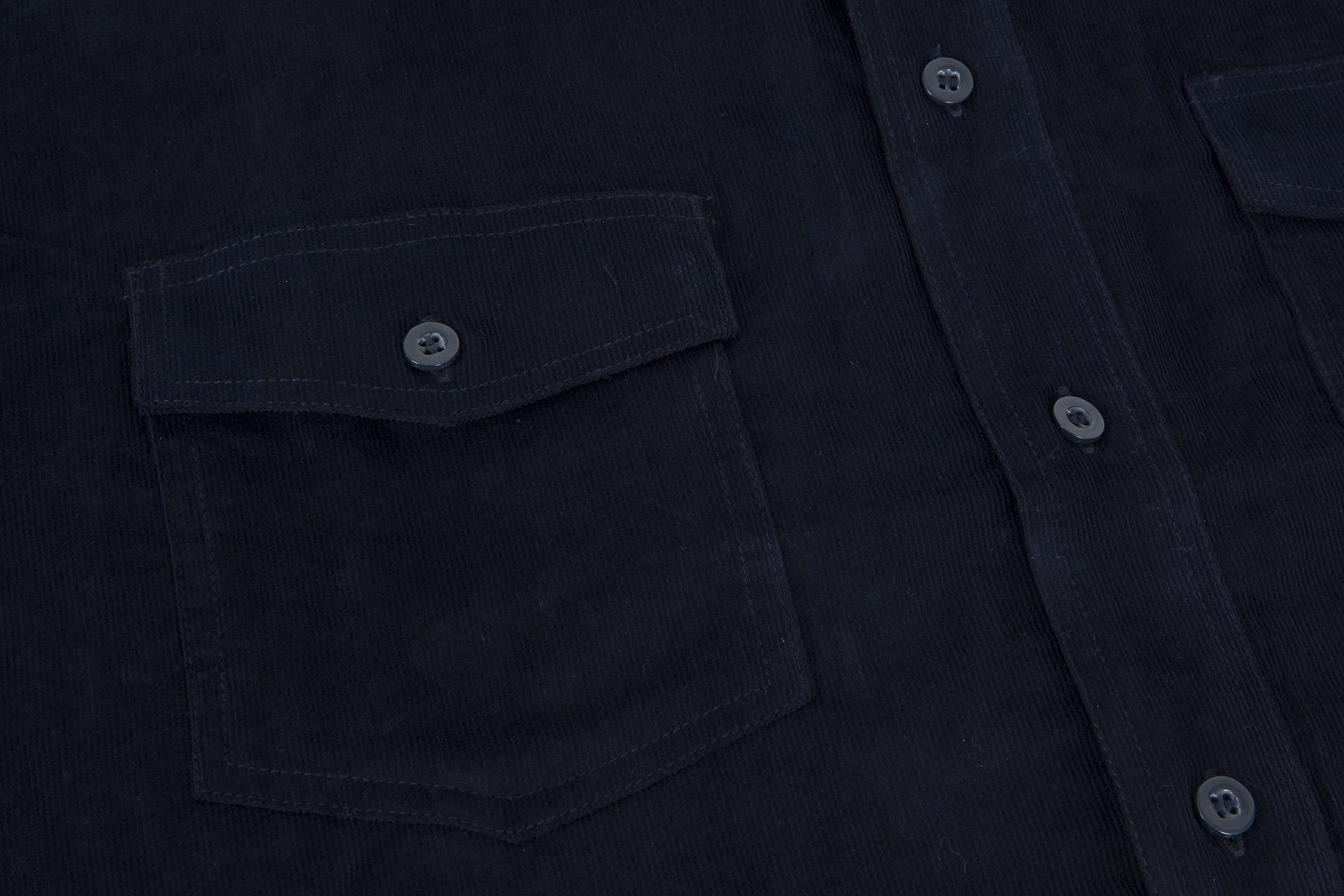 SZTRUKSOWA GRANATOWA KOSZULA MĘSKA ROZ.L 41/42 SF1 Model SF1