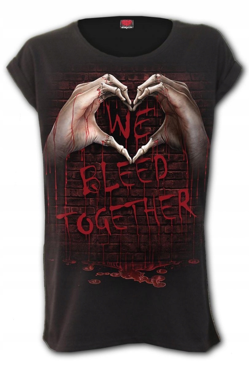 We Bleed Together Volný střih Spiral Dámské S