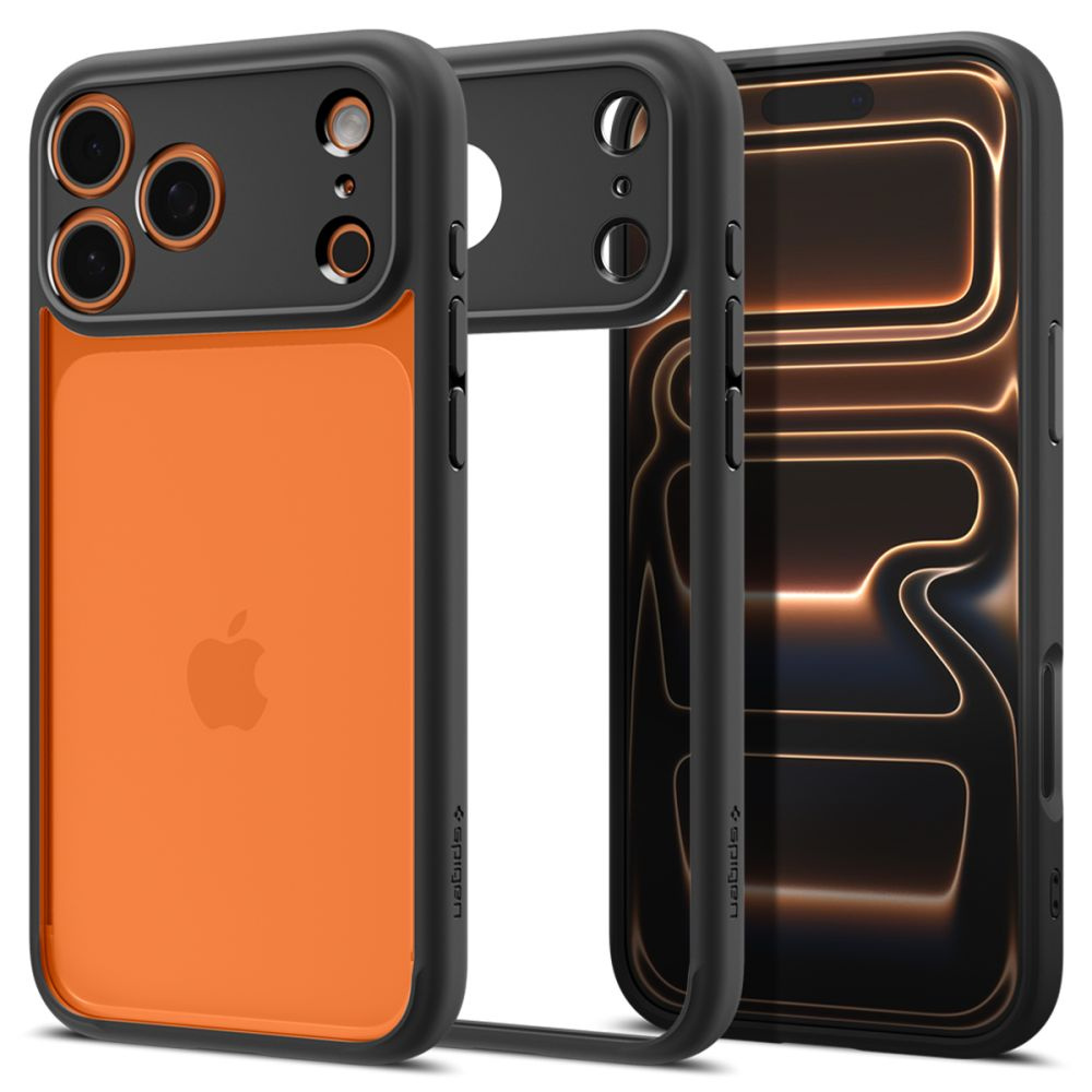 Pouzdro zadní kryt pro iPhone 17 Pro Max Ultra Hybrid černá matná