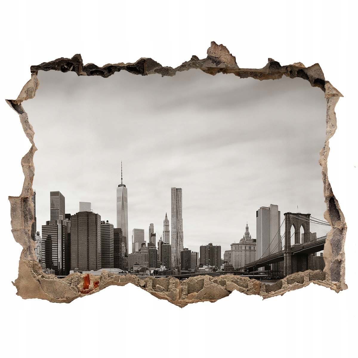 

Fototapeta dziura na ścianę Manhattan Nowy Jork