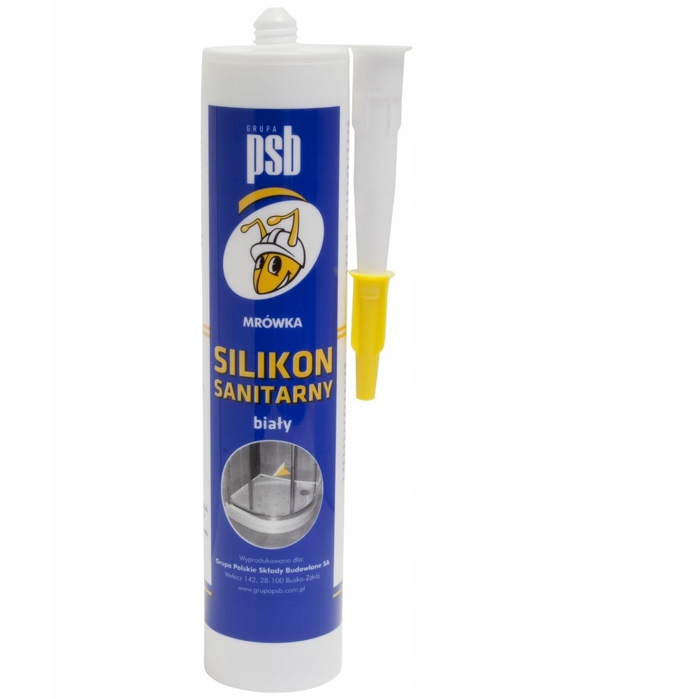 

Tytan Psb Silikon Sanitarny 300ML Biały