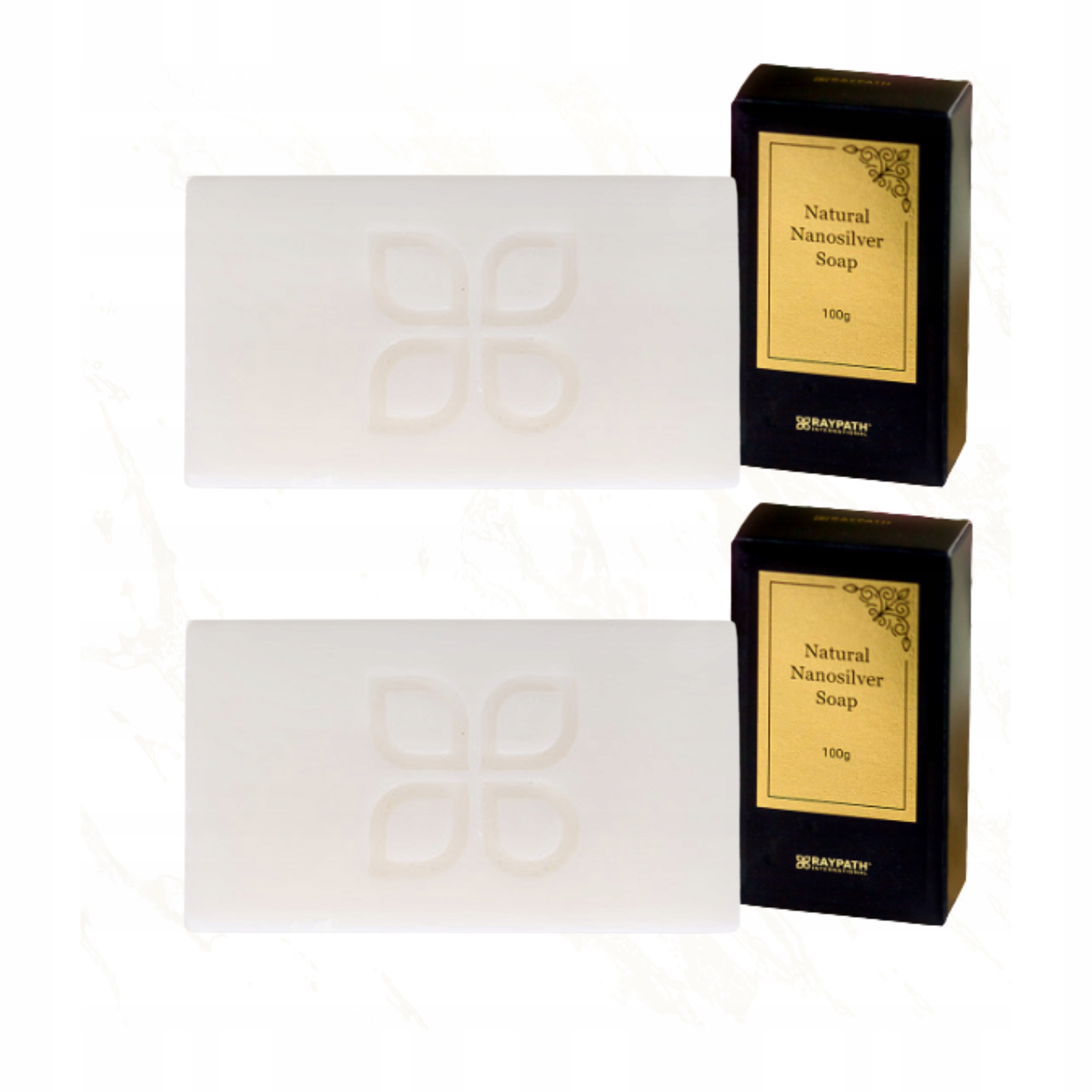 Raypath Bílé Přírodní Antibakteriální Mýdlo 100 g 2 ks