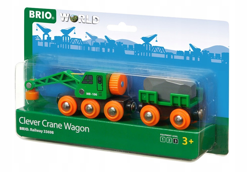 

Brio Kolejka Dźwig z wagonikiem ładunek 33698