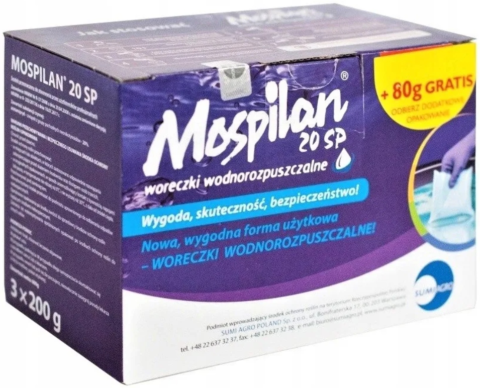 Mospilan 20 Sp na mszyce i stonke 600g Sumi Agro